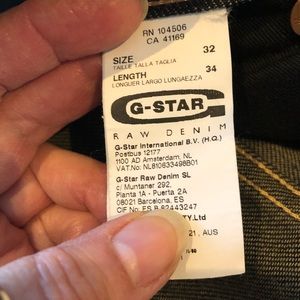 Mens G-Star Jeans